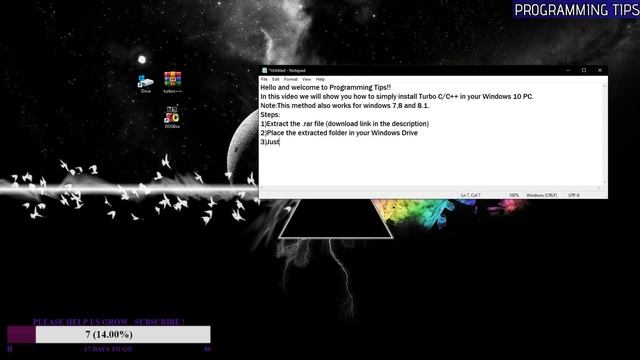 How To Install Turbo C/C++ in Windows 10 [UPDATED OCTOBER 2019] - Installation Tutorials #1