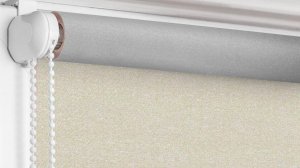 Альфа ALU BLACK-OUT бежевый - обзор ткани для рулонных штор Рулонка.рус