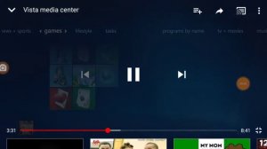 Windows Vista purble place Media center