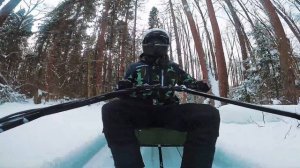 ИСПЫТАНИЕ МОТОБУКСИРОВЩИКА РОСТИН ГЛУБОКИМ СНЕГОМ ОТ REVIEW MACHINES