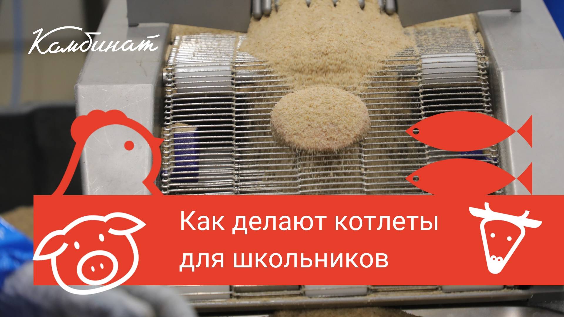 Как делают котлеты для Тюменских школьников - "Комбинат Школьного Питания"