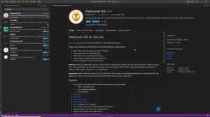 Tutorial: Visual Studio Code install PlatformIO IDE extension