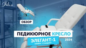 Педикюрное кресло "ЭЛЕГАНТ 1" электрическое, обивка "СТАНДАРТ" РИВАЛЬ 2024