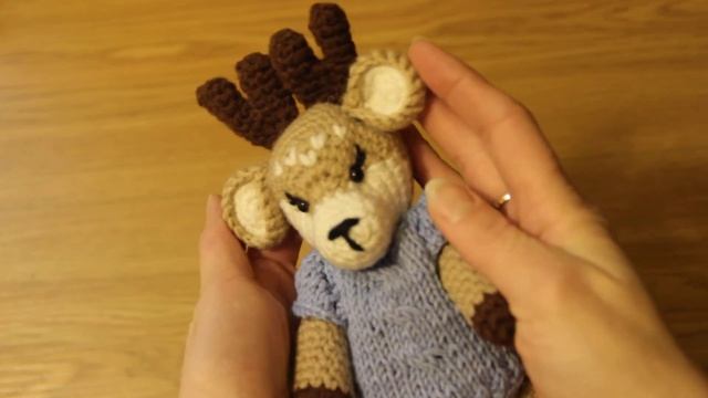 Амигуруми олень крючком мк. Мастер-класс вязаный олень крючком. Amigurumi Reindeer crochet pattern смотреть онлайн