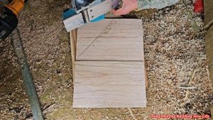 Restoring a long-abandoned wooden house on the farm, painting the wooden house against termites