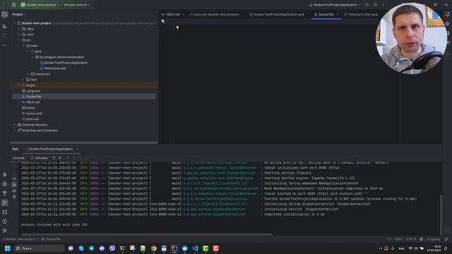 Docker и Spring Boot микросервис (Быстрый старт)
