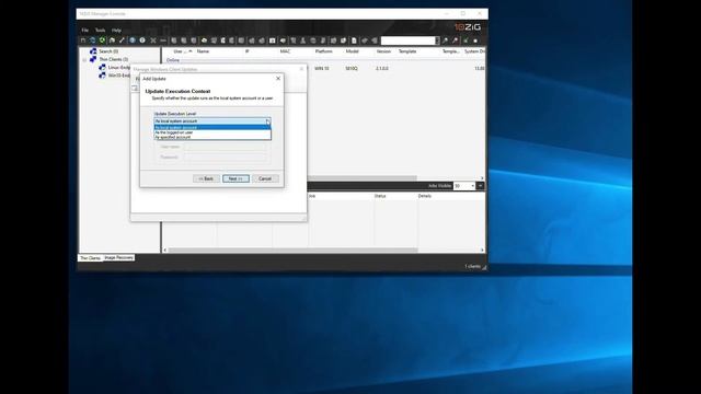 Build and Deployment of Windows Updates Using The 10ZiG Manager™