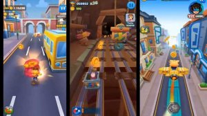 🔴 Subway Princess Runner 🔴 Cat Runner Decorate Home 🔴 Garfield Rush || Three In One Racing game ||