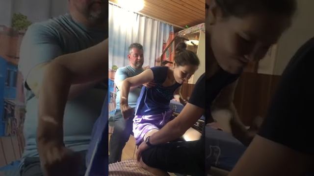 Катерина снова тренируется