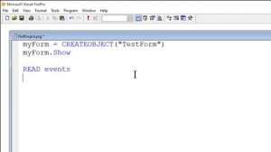 Visual FoxPro 9 EP 3 create window form by foxpro - Visual Foxpro 9