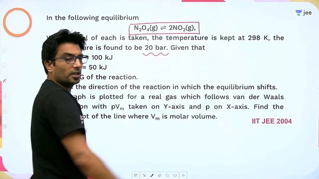 JEE: Chemical Equilibrium PYQ - 1 | Unacademy JEE | IIT JEE Chemistry | Ashwani Tyagi