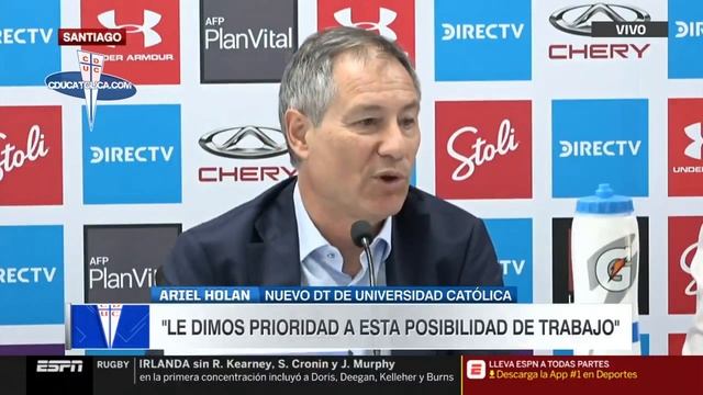 Presentación Ariel Holan en U. Católica смотреть онлайн