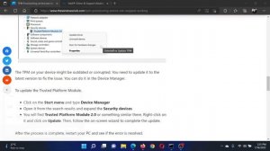 TPM Provisioning service.exe stopped working