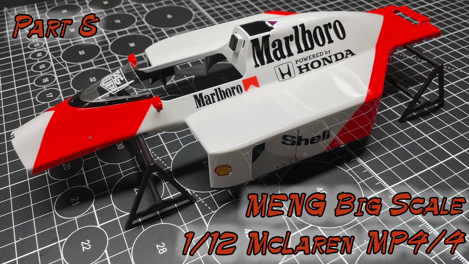 Big Scale Series 1/12th McLaren MP 4/4 1988 Часть 7