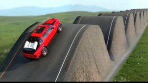 Машины по плохой дороге в BeamNG Drive