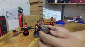 review new led upgrade double cooper pcb H7 H4 H8 H9 H11 H16 HB3 HB4 HIR2 30watt-50watt 5500k