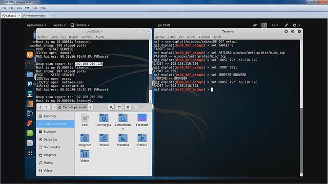 kali linux exploit Windows XP