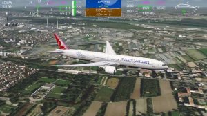 Aerofly FS Global Vienna B777 Landing | The Best Mobile Flight Simulator