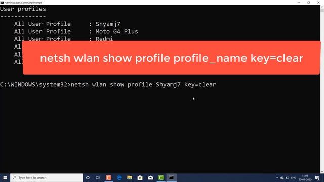 How to Find WiFi Password Using CMD(Command Prompt) with easy steps Live