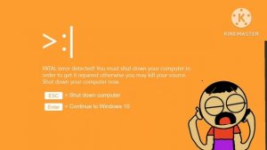 Windows 10 Kill Screen But Alex wants to see that (MOST VIEWED VIDEO)