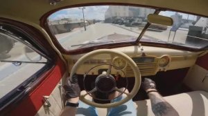 1953 GAZ M-20 Pobeda 2.3 MT (Soviet Classics Car) - POV TEST DRIVE