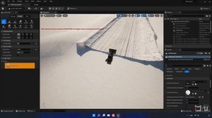 7.Snow environment design - Unreal Engine 5