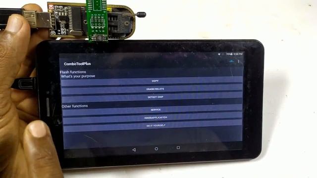 CH341A flash programming From Android smartphone / Use Android device combo tool ch341 flashing Bio