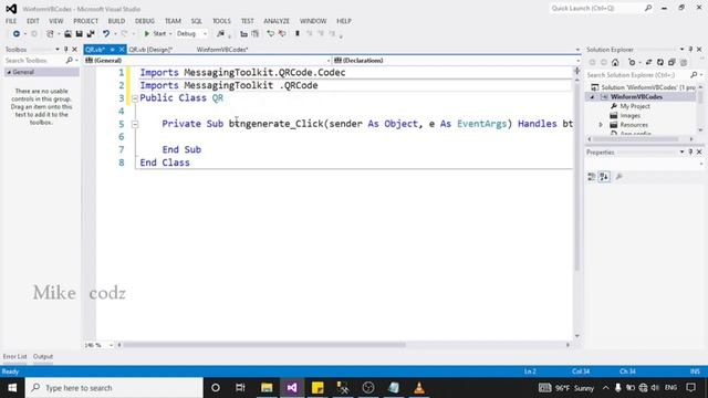 How to Generate QR code -Decode - VB.net @mikecodz2821