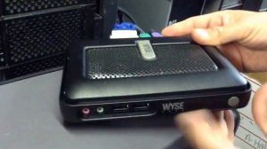How to reset a Wyse Cx0 C10LE WTOS Thin Client terminal to factory defaults (or factory settings)