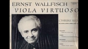 E  Wallfish Viola / Malipiero Concerto for Vla  Comissiona