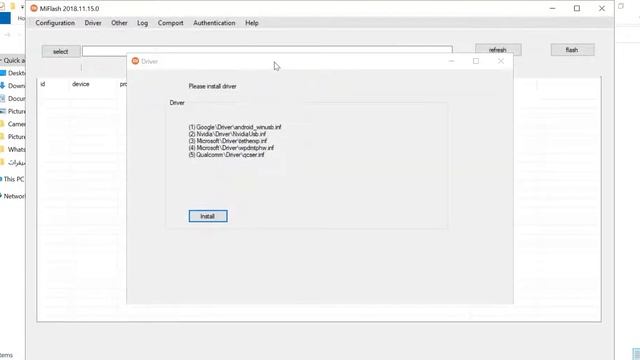 Mi Flash Tool Error Fix - Unhandled Exception Has Occured | Could Not Find Part Of Path