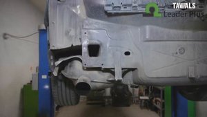 Установка фаркопа Leader V123-A. VOLKSWAGEN JETTA, TIGUAN, TIGUAN II. SKODA YETI. AUDI Q3 .