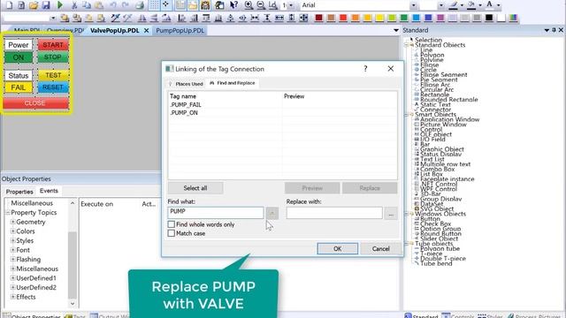 WinCC v8.0 Step By Step 15: WinCC Tag Prefix example with Pop Up screens 🏭👨🔧🛠 #winccguru