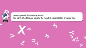 How to open dll file in visual studio?