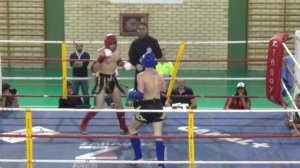 Diego el Gordo vs Alain Cuesta Muay Thai 03052014 HUSKY THAIFIGHTERS II Zaragoza