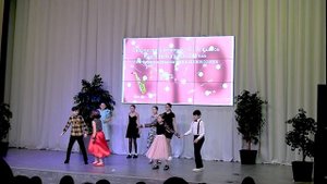 Зажигательный танец 5"з" школы № 45 на конкурсе "Краса школы"
