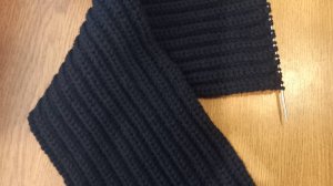 Вязание детского шарфика