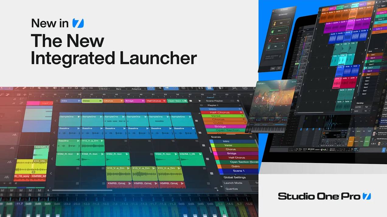 Studio One Pro 7: Integrated Launcher & Looping Features