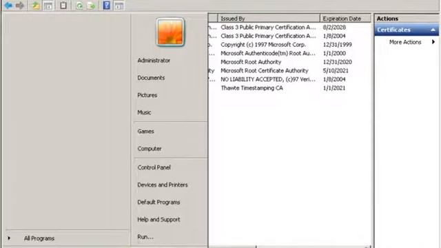 PKI Smart Cart Enrollment Agent in 2008 based CA environment