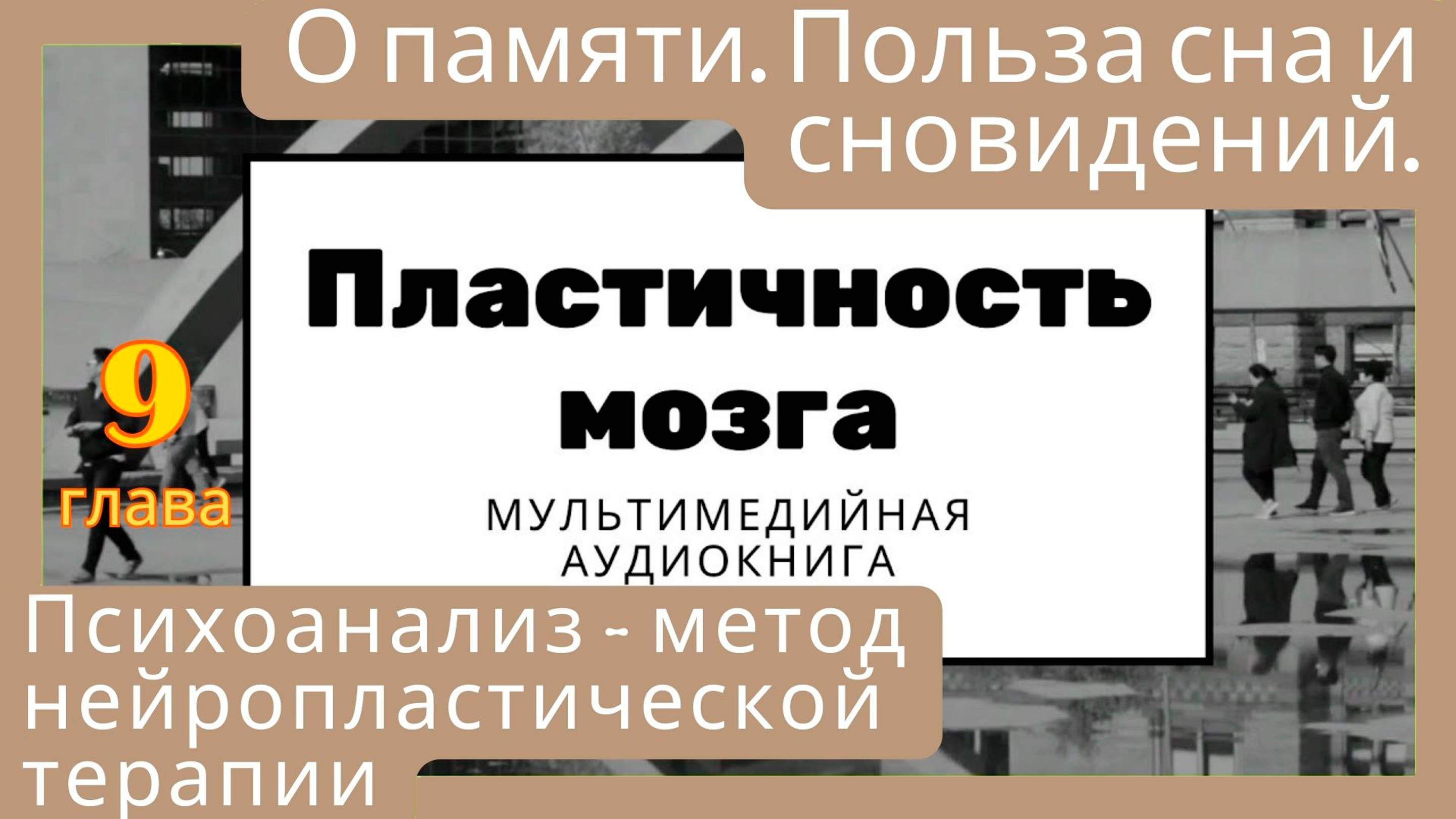 Пластичность мозга. О памяти. Польза сна и сновидений. Психоанализ -метод нейропластической терапии