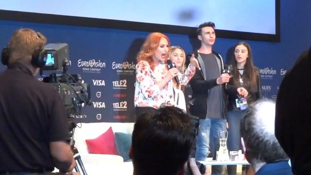 Eneda Tarifa - Fairytale (Press Conference Stockholm 2016) смотреть онлайн