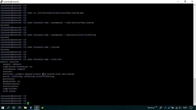 CentOS 8 Server - #11 FTP (vsftpd)