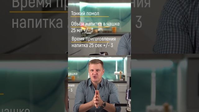 Параметры эспрессо для рожковой кофеварки