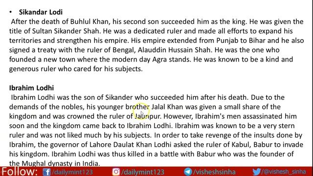 Lodi Dynasty | Medieval Indian History by Diksha Ma'am | Daily Mint смотреть онлайн