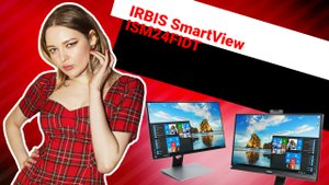 НИКС Компьютерный Супермаркет: видео про Сенсорный ЖК-монитор 23.8" IRBIS SmartView ISM24FIDT