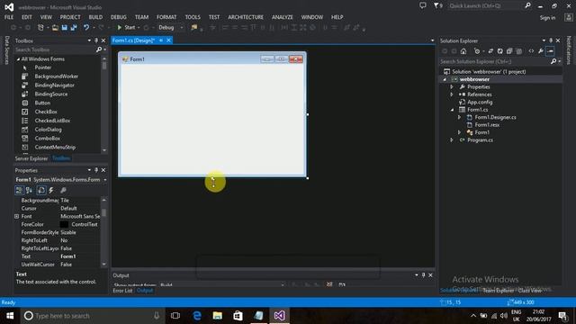How to use WebBrowser control in C#