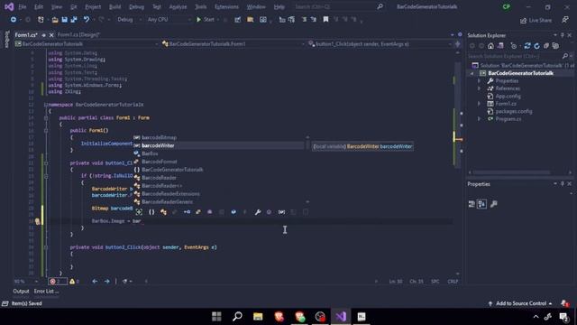 Simple Beginner tutorial: How to code a simple bar code generator using C#!