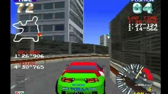 Ridge Racer Revolution PS1 Gameplay