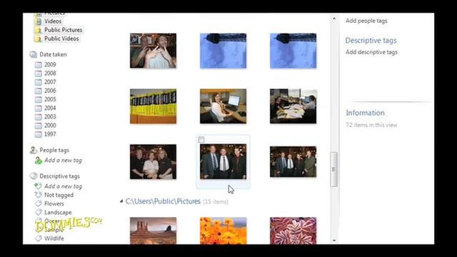 How to Crop or Resize Pictures in Photo Gallery For Dummies