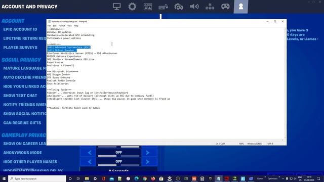 Fortnite Chapter 2 Season 3 Controller Settings & PC Optimization
